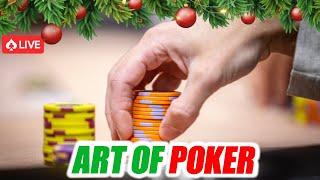 $40,000 Blue Santa Charity Poker Tournament! LIVE Art Of Poker