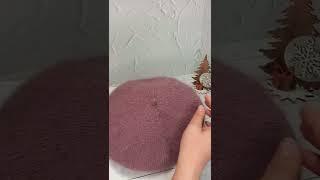 #Берет пух норки # краткое описание #расход пряжи