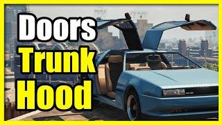 How to Open Doors, Trunk or Hood on Vehicle in GTA 5 Online (Fast Tutorial)