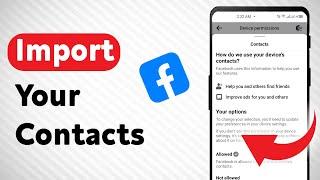 How To Import Your Contacts On Facebook (Updated)