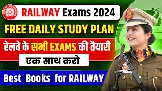 Free Study Plan for Railway Exams | Best Books for Railway Exams| Railway Exams preparation strategy