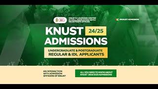 KNUST ADMISSIONS 24/25|AN INTERACTION WITH ADMISSION OFFICERS OF KNUST