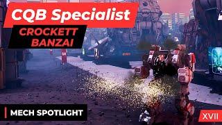 Hero SLDF Close Quarters Berzerker - Crockett Banzai From Exotic IS Mech - MW5 MECH SPOTLIGHT