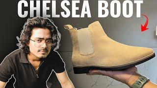 Most Sexy Suede CHELSEA BOOT in Beige Color Unboxing & Review : Best For Winters