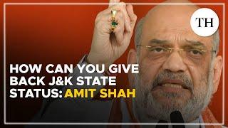 Amit Shah's speech on J&K assembly election in Jammu