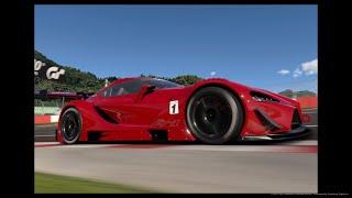 Gran Turismo 7: Toyota ft1 VGT dragon trail time attack :1'37"688