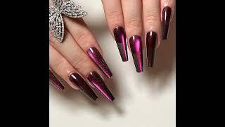 Cat'eye #nails #nailmas #nailart #holidaynails #naildecoration