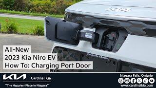 All-New 2023 Kia Niro EV | How To Use Your Charging Port Door!