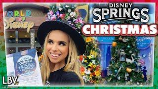 New at Disney World! Free Disney Springs Christmas Tree Stroll 2022 & New Holiday Christmas Treats