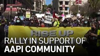 Hundreds Rally in San Francisco to Support AAPI Community