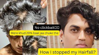 Hairfall ya Hairloss 100% ruk jayega ye karne seMere 20% baal jaa chuke the| Haircare routine men