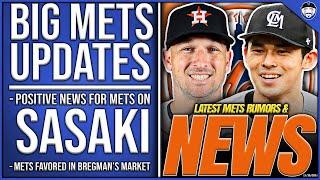 BIG Mets Updates: Encouraging Sasaki News, Bregman's Market Favors Mets Over Red Sox (Mets News)