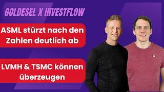 Waren die ASML Zahlen so schwach ? / LVMH & TSMC können den Markt überzeugen / Sartorius crasht