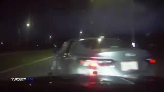 FLORIDA TROOPER CHASES SUSPECT IN CRAZY MIDNIGHT PURSUIT!!