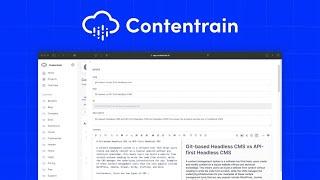 Contentrain Lifetime Deal $49 - Your new Git-based headless CMS experience | Contentrain Review