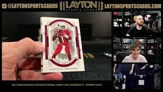 2023 Panini National Treasures Football Hobby 4 Box Case Break #7