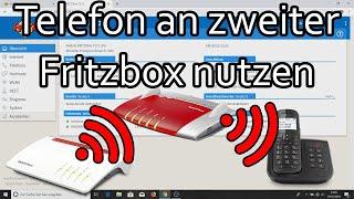 Telefonie an zweiter Fritzbox einrichten (WLAN Repeater)