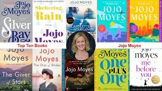 Top ten most popular books by Jojo Moyes.(plus: SOMEONE ELSE'S SHOES)