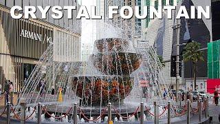 Pavilion Crystal Fountain. Bukit Bintang, Kuala Lumpur, Malaysia. POV Street Photography