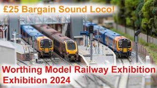 Worthing Model Railway Exhibition 2024 | Bargain £25 sound fitted Loco!