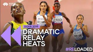 USA lead qualifiers in Doha | Women's 4x400m relay heats Doha 2019