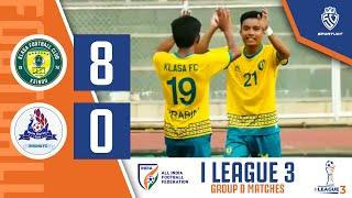 I League 3 Highlights : Klasa FC 8-0 Bhuna FC | Record-Breaking 8 Goals in I League