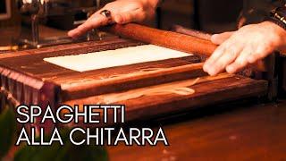 An ANCIENT way to make PASTA | SPAGHETTI alla CHITARRA (GUITAR) by a PRO CHEF!