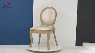 High Quality Gold Round Back Pearl Loius Chair Wholesale - Guangdong xinyimei furniture Co., LTD