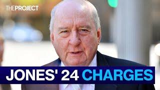 Alan Jones Charged With 24 Serious Offences