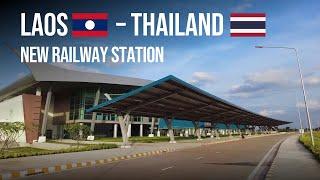 New Laos - Thailand Railway Station in Vientiane (Open soon) | Walking Tour | Walk The Laos