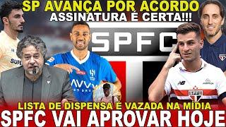 ACABOU!!! VAZA LISTA DE DISPENSA DO SPFC! ACORDO ENCAMINHADO | ANÚNCIO HOJE | ZUBELDIA NO BOCA E+