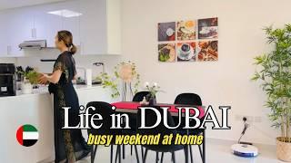 DUBAI  | Busy weekend at home, moving out prep, veggie pasta, overnight oatmeal | MiCHEL 