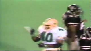 Oregon LB Ernest Jones sacks Texas Tech QB Jamie Gill 9-14-91