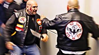 Momentos En Los Que Se Enfrentaron Hells Angels Y Moteros Rivales