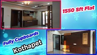 Fully Cupboards Flat for Sale in Hyderabad || Kothapet || 3 BHK Flat || Padmasree Properties