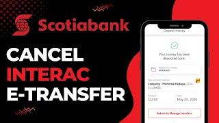 How to Cancel  Interac e-Transfer on Scotia Bank | 2023