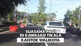 SUASANA JALAN  KAWASAN KANTOR WALIKOTA MANADO 2024