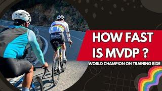  This is HOW the WORLD CHAMPION trains | On the wheel of Mathieu van der Poel