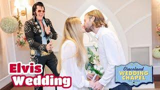 Tanja & Christian's Elvis Wedding in Las Vegas | Graceland Chapel