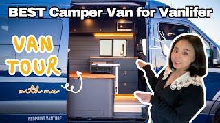 VAN TOUR | Sprinter 144 Converted to a Modern Tiny Home for Van Life is FOR SALE