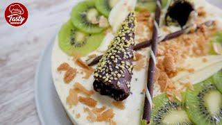 No Bake Kiwi Cheesecake  ¡Delicious!