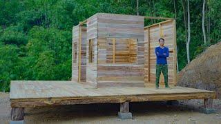 DIY Warm and Safe Wooden House | Wooden Wall - Ep.3 @lythibinh