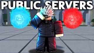 Using ADMIN GOJO MOVESET in PUBLIC SERVERS to TROLL in Roblox Z Battlegrounds