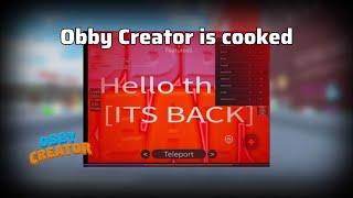 Obby Creator got HACKED AGAIN! Heres what happened…