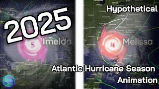 2025 Hypothetical Atlantic Hurricane Season Animation