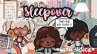 Phoebe has a *CHAOTIC* sleepover with her friends  !! *with voice ️* Toca Boca Life World 