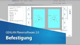 GEALAN PLANERSOFTWARE 2.0 | Befestigung