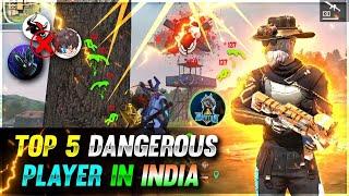 Top 5 Most Dangerous Player In Indian  | Raistar Vs Smooth444  Who Will Win??