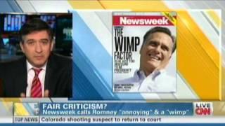 Newsweek's Michael Tomasky Defends Labeling Mitt Romney a WIMP