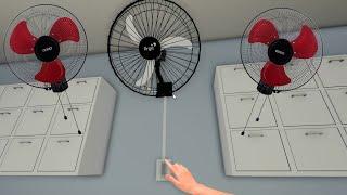 SUPER ESCOLA DE VENTILADORES DE PAREDE: School with Many Wall Fans 